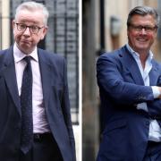 Michael Gove (left) received £2500 from Malcolm Offord (right) when he was a member of the Shadow Cabinet.
