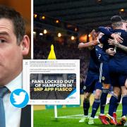 Douglas Ross's party has come under fire from the Tartan Army