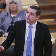 The Scottish Tory leader is notably silent when he's denied the chance to bash the SNP