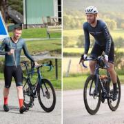 Josh Quigley from Livingston broke the world record for distance cycled in one week