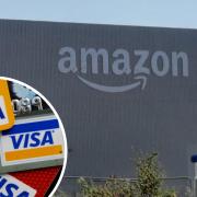High fees which have been brought in post-Brexit have led Amazon to move to block the use of Visa credit cards. Photos: Getty