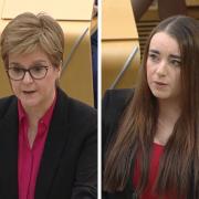 Nicola Sturgeon told Tory MSP Meghan Gallacher that the Scottish Government would not withdraw a controversial survey asking schoolkids about their sexual experiences