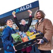 Neighbourly has team up with Aldi to donate surplus food from stores throughout the year