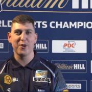 William Borland stole the show at the World Darts Championship