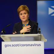Nicola Sturgeon says Scotland appears to be on the 'downward slope' of the Omicron surge