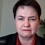 Former Scottish Tory leader Ruth Davidson came close to tears during an interview on Channel 4 News