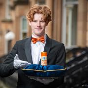 Irn-Bru 'ginger butler' to deliver cans of 1901 recipe to fans. Photo: Paul Chappells