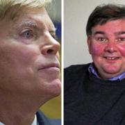 Jamie Robertson (right) has an interest in far-right commentators like David Duke, the former Grand Wizard of the Ku Klux Klan