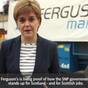 Nicola Sturgeon headed an SNP video in 2016 championing Ferguson Marine and how it is 