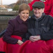 Cyril Corcoran bumped into Nicola Sturgeon several times before being pictured at the Cycling Without Age charity event