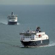 Two DFDS ferries are seen arriving at the port of Dover, where traffic chaos has been commonplace since Brexit. Photos: PA