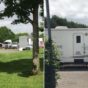 Outlander crews spotted filming at Pollok Park in Glasgow