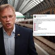 Transport Secretary Grant Shapps has taken flak on social media