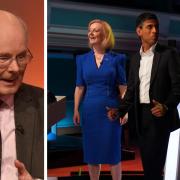 Professor John Curtice gave his verdict on the BBC debate between Liz Truss and Rishi Sunak. Photos: PA