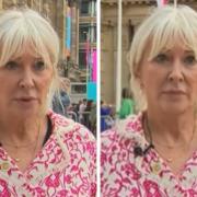 Nadine Dorries was speaking to Sky News when the cameraman became involved in an 'altercation'
