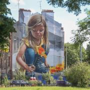 New 'Daffodil King' inspired mural by renowned artist pops up in Govan. Photos: Gordon Terris