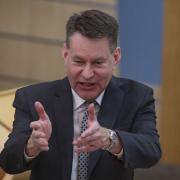 Murdo Fraser asked for the Presiding Officer to take action over protesters disturbing FMQs