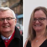Labour group leader Jim Logue (left) and SNP group leader Tracy Carragher will both be bidding to become the new leader of North Lanarkshire Council