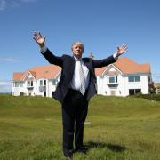 File photo of Donald Trump at Turnberry.