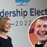 Joe Lycett sends message to new Prime Minister Liz Truss following BBC controversy. (PA/Canva)