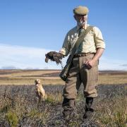 Mike Wimberley, member of a shooting party on the moors in Dunkeld, Perthshire, as the Glorious 12th, the official start of the grouse shooting season, gets underway. Picture: Jane Barlow.