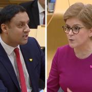 Anas Sarwar and Nicola Sturgeon clashed over Labour plans for a public energy company