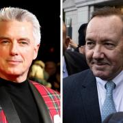 Kevin Spacey, right, took John Barrowman to his apartment in 1986, an American court heard