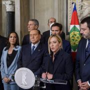 Giorgia Meloni has been sworn in as Italy’s first female prime minister in a coalition government that includes Matteo Salvini’s far-right League party and the right-ofcentre Forza Italia party led by former PM Silvio Berlusconi