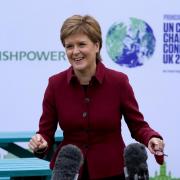 The First Minister at the COP26 conference in Glasgow