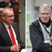 Pete Wishart, left, has hit back at criticism from Alba after SNP MPs left as Kenny MacAskill rose to his feet in parliament