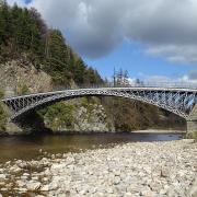 Craigellachie Bridge, near to Craigellachie, Moray. Pic: Anne Burgess/Geograph