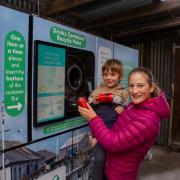 Return & Recycle Orkney scheme will see islanders place their drinks containers in two reverse vending machines. Pic: Thora Cant