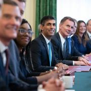 Rishi Sunak and Jeremy Hunt, centre right, are being urged to bring in a £25 per week uplift in Universal Credit