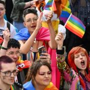 Members of the public take part in the Pride Glasgow festival in June, 2022