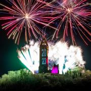 Stirling ushered in 2023 with a fireworks display over the Wallace Monument