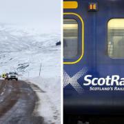 A yellow weather warning is in place in Scotland