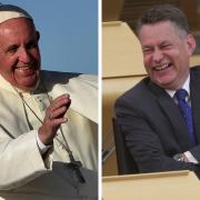 Pope Francis and Tory MSP Murdo Fraser