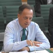 BBC chair Richard Sharp giving evidence to the Digital, Culture, Media and Sport Committee
