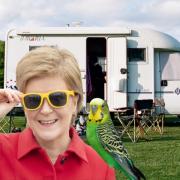 Nicola Sturgeon has some plans involving caravans and budgies, apparently ...