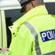 Police were at the scene in central Edinburgh
