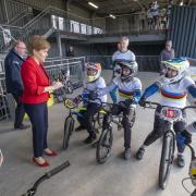 As Scotland prepares to welcome the biggest celebration of cycling in history, First Minister Nicola Sturgeon, alongside Cabinet Secretary Angus Robertson and former BMX Racing UCI World Champion Shanaze Reade, visited the Glasgow BMX Centre in