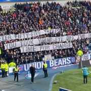 Union Bears unveiled a banner on Saturday
