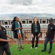 Suella Braverman on a visit to Rwanda where she plans to deport migrants
