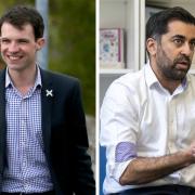 Tory MP Andrew Bowie (left) and Humza Yousaf