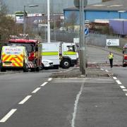 A man has been arrested in connection with a bomb scare incident in Petershill Road