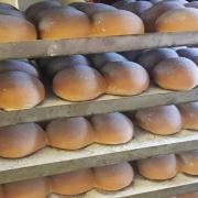 Bread rolls at Waas Bakery