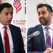 Scottish Labour leader Anas Sarwar (left) and First Minister Humza Yousaf