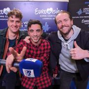 Tommy Reilly (left) and Michael Cassidy performed a song in the hope of becoming San Marino's entry for Eurovision 2023