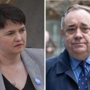Scottish Tory peer Ruth Davidson and former first minister Alex Salmond