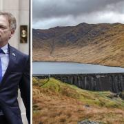 UK Net Zero Secretary Grant Shapps, and a shot of the Cruachan energy project, which could be expanded